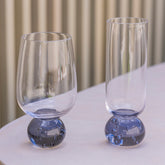 Taça Bubble champanhe ônix